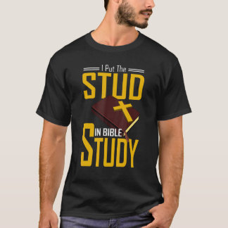Camiseta Estudio Bíblico Cristiano Puse El Perno En Estudio