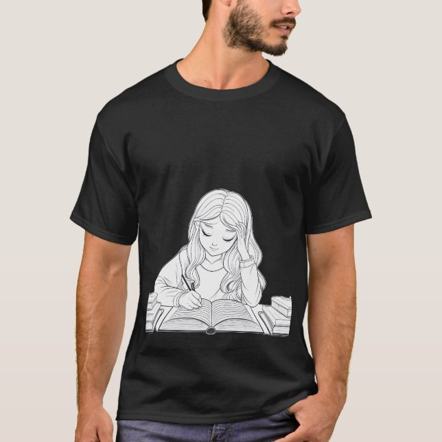 Camiseta Estudio centrado: Un viaje académico Chica (Anverso)