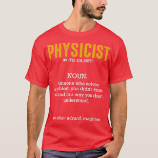 Camiseta Estudio científico de definición física divertida 