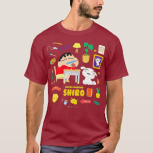 Camiseta Estudio Crayon Shin-chan happyshiro Shin-chan
