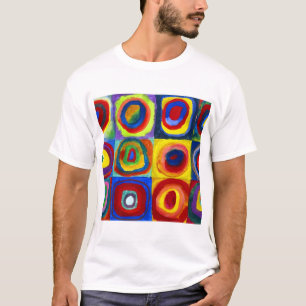 Camiseta Estudio de color de Kandinsky asiduo