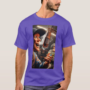 Camiseta Estudio de dibujos animados Rapper Vibes familia