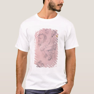 Camiseta Estudio de Edgar Degas el para el retrato de