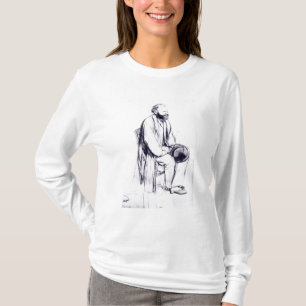 Camiseta Estudio de Edgar Degas el   para un retrato de