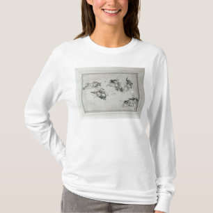 Camiseta Estudio de jinetes en el combate, 1503-4