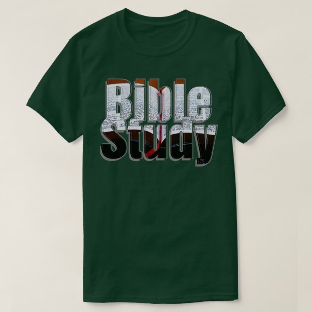 Camiseta Estudio de la Biblia (Diseño del anverso)
