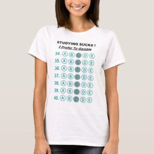 Camiseta Estudio de la escuela lleno