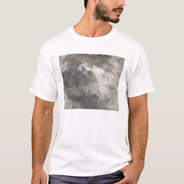 Camiseta Estudio de la nube de John Constable el |, 1821 (Anverso)