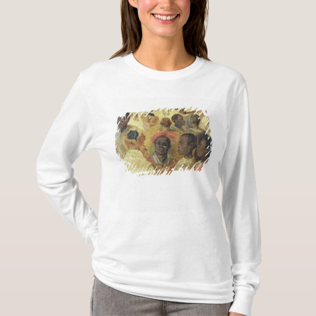 Camiseta Estudio de las cabezas del Moorish (Anverso)