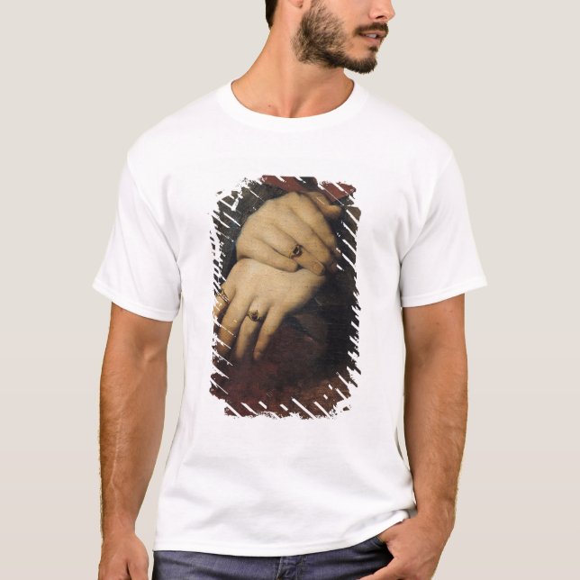 Camiseta Estudio de las manos de una mujer (Anverso)