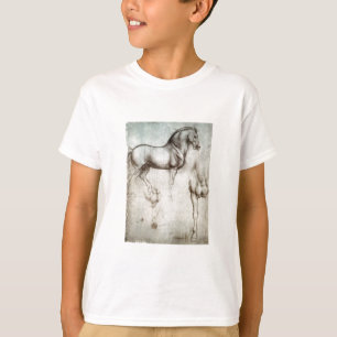 Camiseta Estudio de los caballos - Leonardo da Vinci