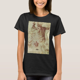 Camiseta Estudio de Miguel Ángel de una Sibila Libia