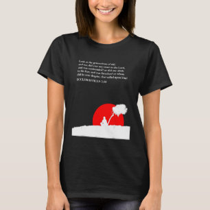 Camiseta estudio de proverbios bíblicos Ecclesiastes 2 10