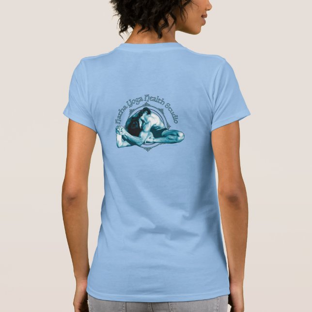 Camiseta Estudio de salud de Yoga Hatha (Reverso)