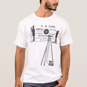 Camiseta ESTUDIO DE SUPERVISIÓN DE LA TIERRA EN Boston 1856