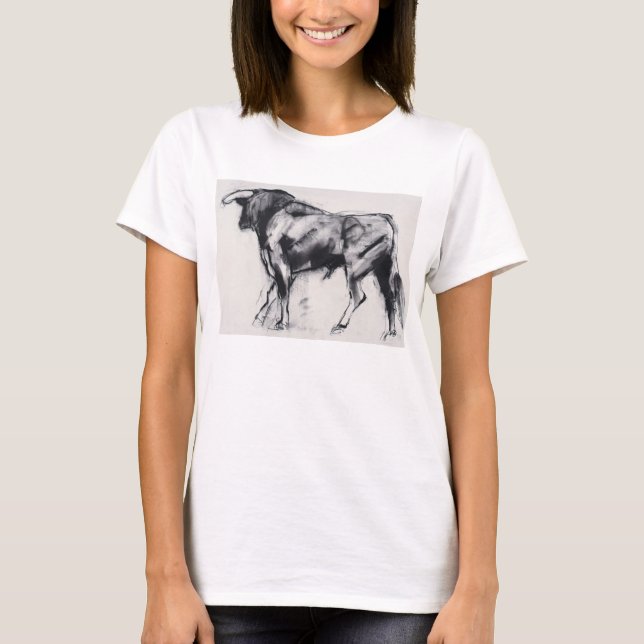 Camiseta Estudio de Toro Azul (Anverso)