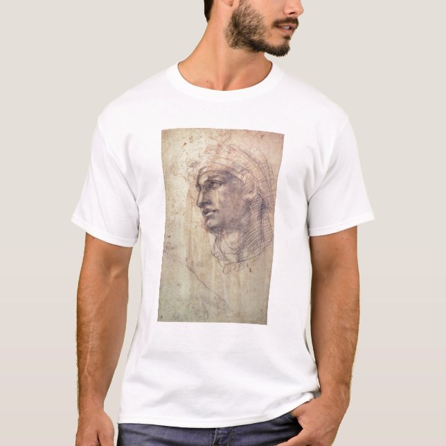 Camiseta Estudio de una cabeza (Anverso)