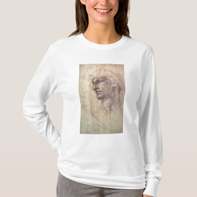 Camiseta Estudio de una cabeza (Anverso)