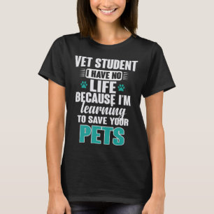 Camiseta Estudio de veterinaria