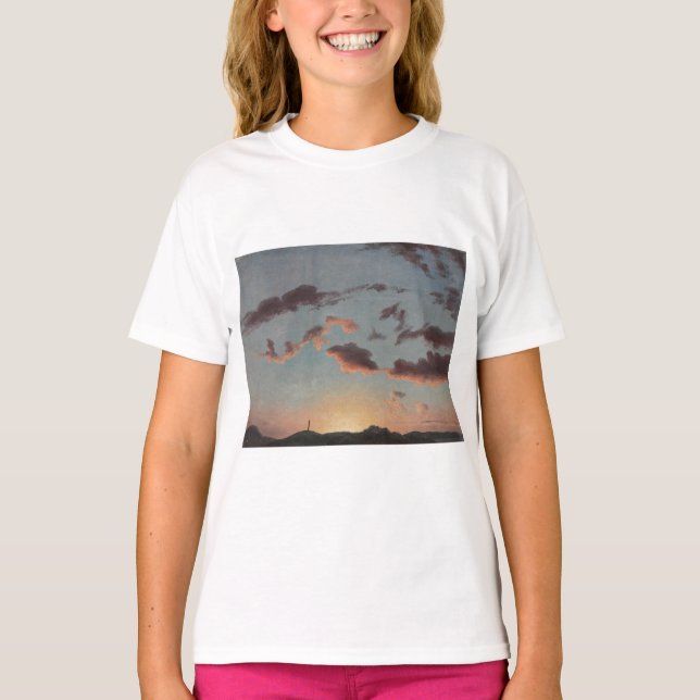 Camiseta Estudio en la nube (nubes en el cielo) (de Knud Ba (Anverso)