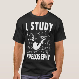 Camiseta Estudio la pipelosefia Fuma de la tubería Graciosa