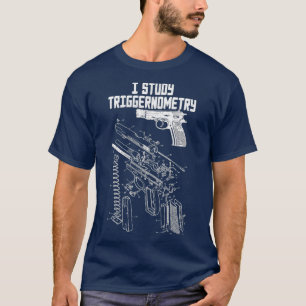 Camiseta Estudio La Trigernometría En La Gun De Espalda Dic