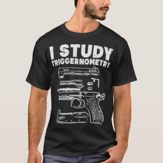 Camiseta Estudio la Trigernometría Guay Pro Gun Math Regalo