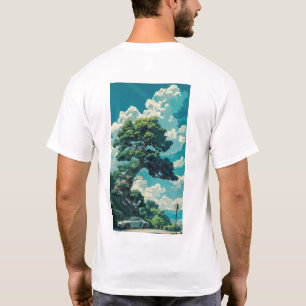 Camiseta Estudio original de Ghibli inspirado en el árbol y