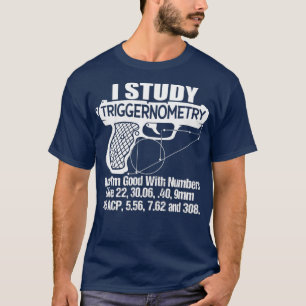 Camiseta Estudio Trigernometría Buena Con Números