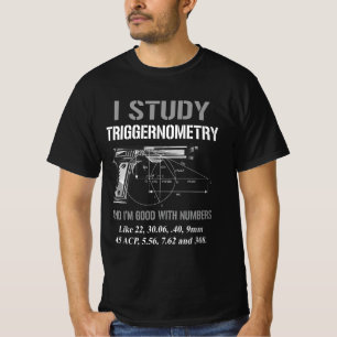 Camiseta Estudio Trigernometría Buena Con Números Gun Enthu