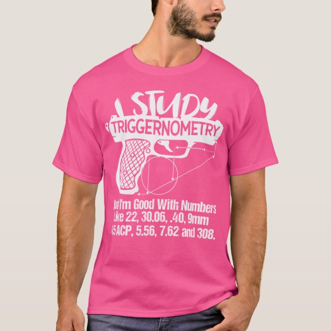 Camiseta Estudio Trigernometría Buena Con Números Gun Enthu (Anverso)
