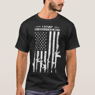 Camiseta Estudio Trigernometría Graciosa Bandera De Armas P