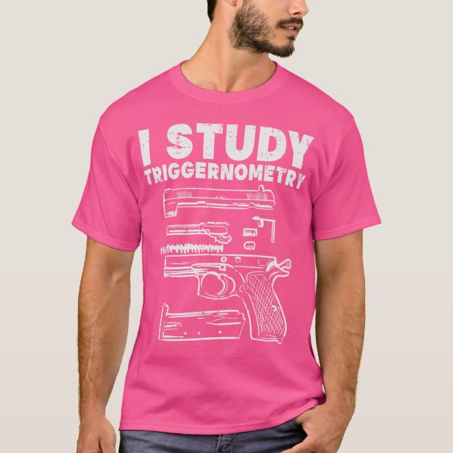Camiseta Estudio Trigonomía de Matemáticas de Guay Pro Gun (Anverso)