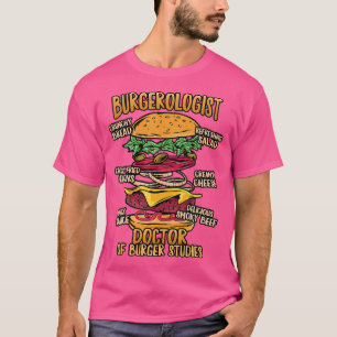 Camiseta Estudios De Hamburguesa - Médico De Estudios De Bu