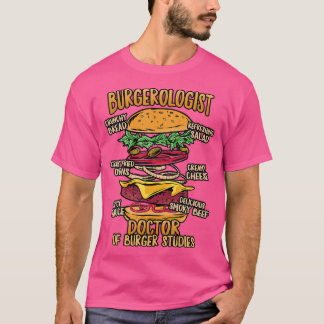 Camiseta Estudios De Hamburguesa - Médico De Estudios De Bu