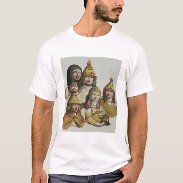 Camiseta Estudios de los nativos americanos (litho del (Anverso)