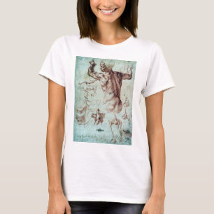Camiseta Estudios de Miguel Ángel Buonarroti para la sibila