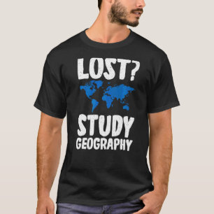Camiseta Estudios perdidos Geografía Profesora Geógrafa