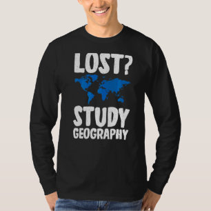 Camiseta Estudios perdidos Geografía Profesora Geógrafa