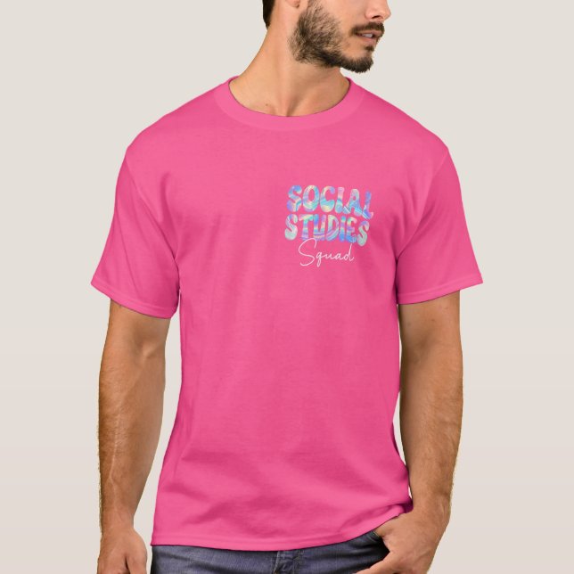 Camiseta Estudios sociales escuadran a Groovy de vuelta al  (Anverso)