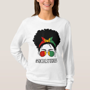 Camiseta Estudios sociales Mujeres africanas se desconfían 