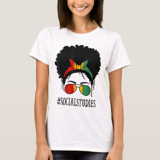 Camiseta Estudios sociales Mujeres africanas se desconfían 