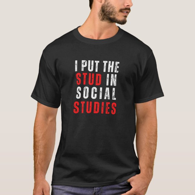 Camiseta Estudios sociales Reconocimiento de profesores Est (Anverso)