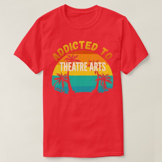 Camiseta Estudios universitarios, adictos a las artes del t (Diseño del anverso)