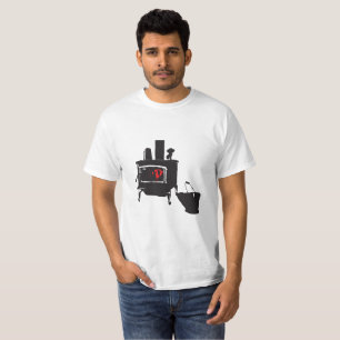 Camiseta Estufa de madera