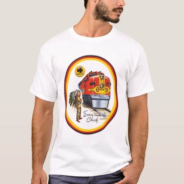 Camiseta estupenda del tren de Santa Fe principal (Anverso)