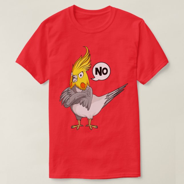 Camiseta Estúpida Ave Cockatiel Ama A Las Mujeres Niños (Diseño del anverso)