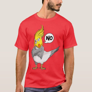 Camiseta Estúpida Ave Cockatiel Ama A Las Mujeres Niños