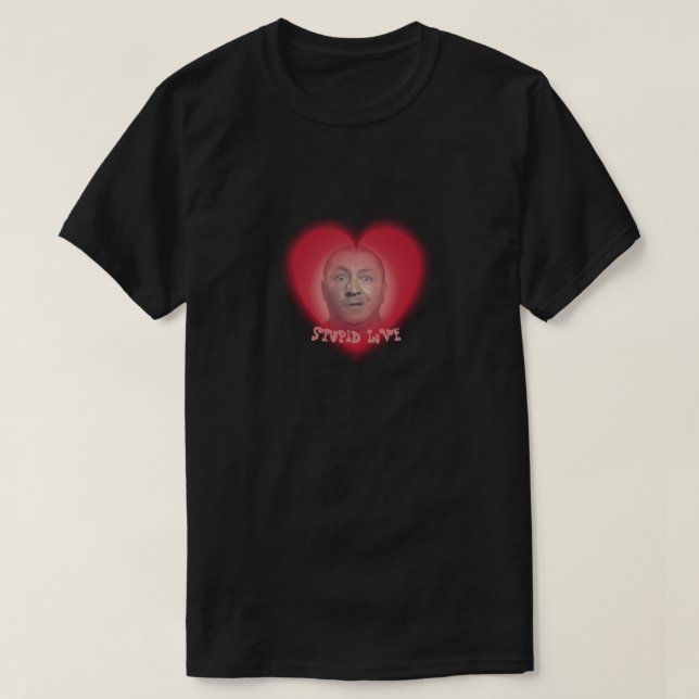 Camiseta Estúpida de Amor (Diseño del anverso)