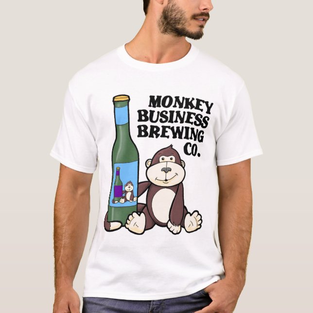 Camiseta Estupideces que elaboran cerveza el Co. (Anverso)
